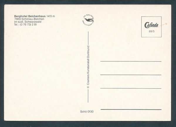 Berghotel Belchenhaus in Schönau - Belchen Schwarzwald